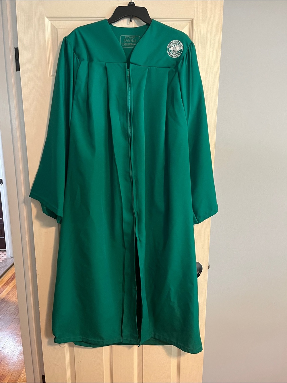 MSU Graduation Gown Michigan State University Spartans Bachelorās Robe 6ā 6ā2ā